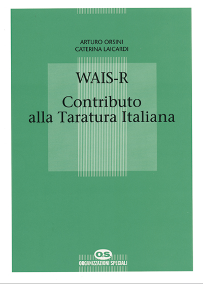 Immagine di WAIS-R. Contributo alla taratura italiana